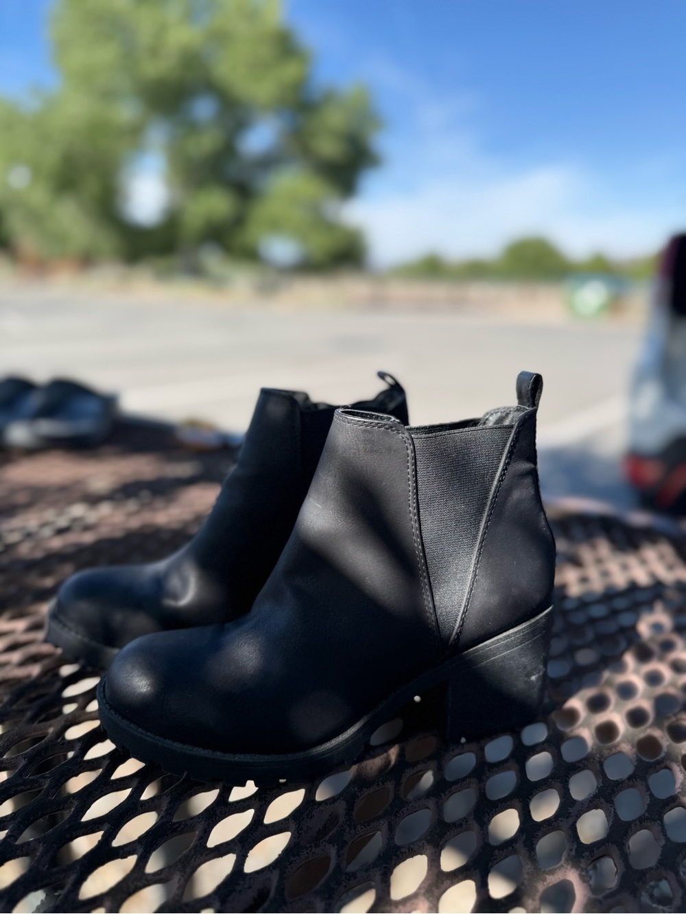 Colin Stuart Black Chelsea Ankle Booties